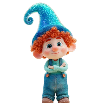 James, personagem de gorro azul