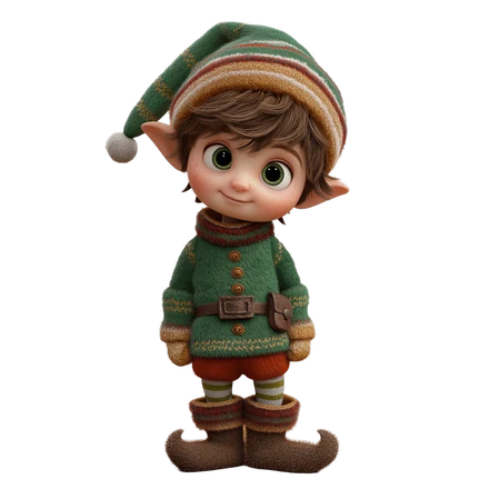 Rony, personagem de gorro verde